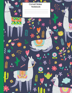 Cornell Notes Notebook: Cute Llama Cornell Notebook for Work, Class, Notes, or Home Use-8.5x11-110 Pages-Efficient Way to Use Cornell Method Note Taking System