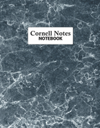 Cornell Notes Notebook: Efficient Note Taking System For College and University Students: Pale Green Marble