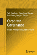 Corporate Governance: Recent Developments and New Trends