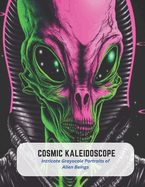 Cosmic Kaleidoscope: Intricate Grayscale Portraits of Alien Beings