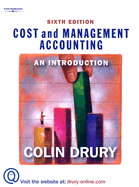 Cost and Management Accounting: An Introduction - Drury, Colin