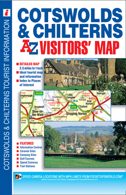 Cotswolds & Chilterns A-Z Visitors' Map - Geographers' A-Z Map Co Ltd