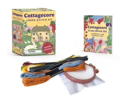 Cottagecore Cross-Stitch Kit: Includes 4 Patterns - Caetano, Sosae, and Caetano, Dennis