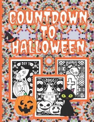 Countdown To Halloween: Halloween Cat Advent Coloring Book - Creations, Mama Kat