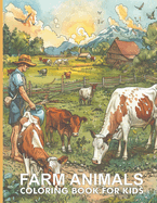 Country Farm Adult Coloring Book: Over 70 pages of Peaceful Countryside Farm Animals, Farmhouses, Adorable and Serene Landscapes and More for Stress relief