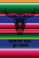 Country Girl Notebook: Rodeo Lover Writing Journal