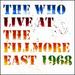 Live at the Fillmore East: Saturday April 6, 1968