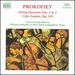 Prokofiev: String Quartets 1 & 2, Cello Sonata