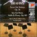 Brahms: Sextet for Strings, Op. 36 & Horn Trio, Op. 40