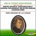 Great Chopin Performers-Piano Concerto 1 & 2 / Scherzo