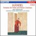 6 Sonatas for Violin & Basso Continuo [Audio Cd] Handel; Terakado; Rousset and Suzuki