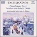 Rachmaninov-Piano Sonata No 2; Variations on a Theme By Chopin