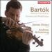 Bartok: Works for Violin and Piano, Vol. 1