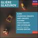Gliere: Coloratura Concerto / Harp Concerto / Glazunov: Violin Concerto