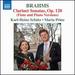 Brahms: Clarinet Sonatas [Karl-Heinz Schtz; Maria Prinz] [Naxos: 8574291]