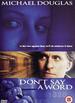 Dont Say a Word [Dvd] [2002]