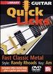 Guitar Quick Licks-Randy Rhoads Fast Classic Metal