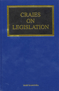 Craies on Legislation - Greenberg, Daniel