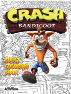 Crash Bandicoot Adult Coloring Book