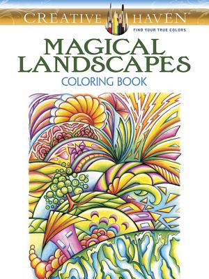 Creative Haven Magical Landscapes Coloring Book - Adatto, Miryam