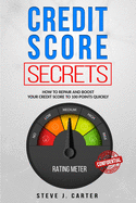 Credit score secrets: How to repair and boost your credit score to 100 points quickly. Proven strategies to fix your credit. 609 credit letter templates included