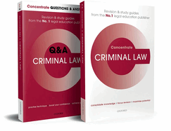 Criminal Law Revision Concentrate Pack: Law Revision and Study Guide