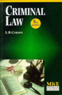 Criminal Law - Curzon, L. B.