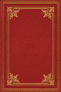 Crimson Foile Blank Book: Blank Art Pad Notebook Journal Portfolio