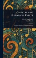 Critical and Historical Essays