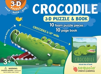 Crocodile: Wildlife 3D Puzzle and Book - Rothberg, J L