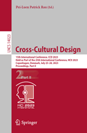 Cross-Cultural Design: 15th International Conference, CCD 2023, Held as Part of the 25th International Conference, HCII 2023, Copenhagen, Denmark, July 23-28, 2023, Proceedings, Part II