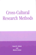 Cross-Cultural Research Methods