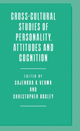 Cross-Cultural Studies of Personality, Attitudes and Cognition