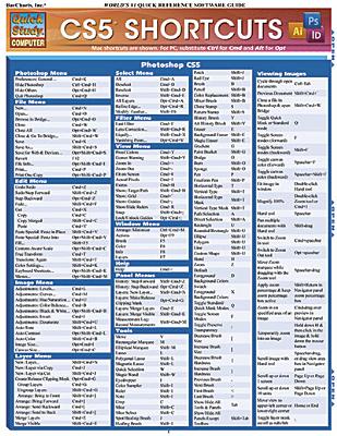 CS 5 Shortcuts: Quickstudy Laminated Reference Guide - Brisson, Andre