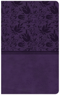 CSB Compact Ultrathin Reference Bible, Purple Leathertouch, Indexed