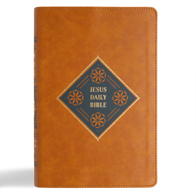 CSB Jesus Daily Bible, Camel Leathertouch: Guided Readings Showing Christ Throughout Scripture - Milioni, Dwayne, and Csb Bibles by Holman