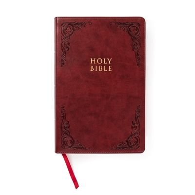 CSB Large Print Personal Size Reference Bible, Burgundy Leathertouch: Holy Bible - Csb Bibles by Holman