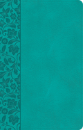 CSB Large Print Personal Size Reference Bible, Teal Leathertouch, Indexed