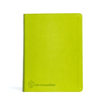 CSB Life Counsel Bible, Apple Green Leathertouch: Practical Wisdom for All of Life - New Growth Press, and Csb Bibles by Holman