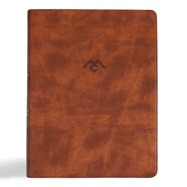 CSB Men of Character Bible, Revised and Updated, Brown Leathertouch, Indexed