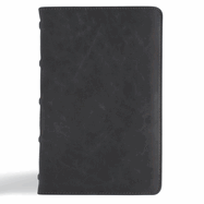 CSB Personal Size Bible, Holman Handcrafted Collection, Premium Marbled Slate Calfskin
