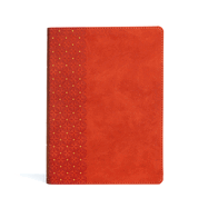 CSB Study Bible, Coral Leathertouch, Indexed