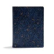 CSB Study Bible, Navy Leathertouch, Indexed: Faithful and True