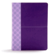 CSB Study Bible, Purple Leathertouch: Faithful and True