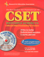 Cset Multiple Subjects W/CD-ROM (Rea) - The Best Test Preparation: 1st Edition