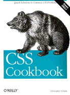 CSS Cookbook - Schmitt, Christopher