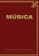Cuaderno para Msicos y Compositores de 160 pginas para Letras de Canciones y Msica. Versin con Acordes: Cuaderno de 17.78 x 25.4 cm con tapa en rojo de stilo antiguo para componer canciones, lneas pautadas en la pgina izquierda, pentagramas y acorde