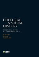 Cultural and Social History: The Journal of the Social History Society