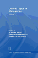 Current Topics in Management: Volume 7