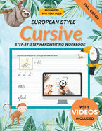 Cursive Handwriting for Beginners: Cursive Handwriting for Kids European Style